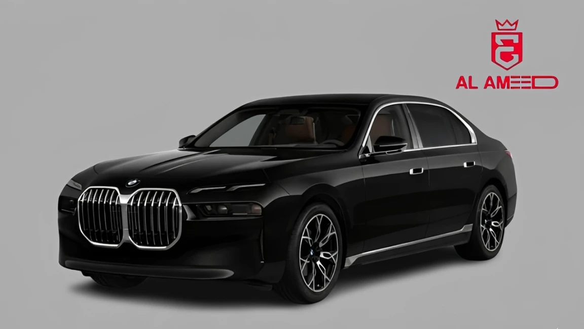 BMW 735Li Model 2026 The service provided with the driver and the price IS 45.000 BD per hour