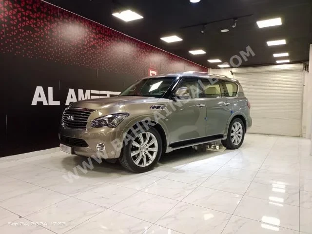 Infiniti QX 80 2014 SUV Automatic 8 223,000 4WD Bronze Gasoline