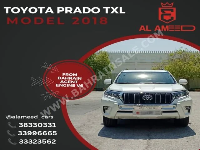Toyota Prado TXL 2020 Automatic 6 Cylinder SUV 108,000 KM 4WD White Gasoline